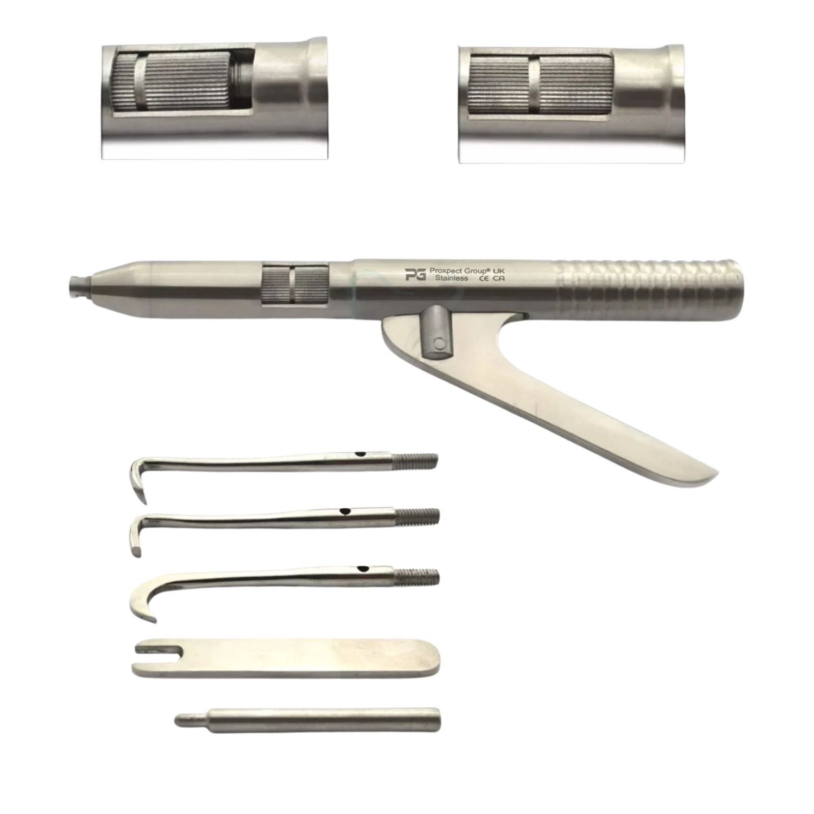Dental Crown Remover Automatic Gun with Attachments