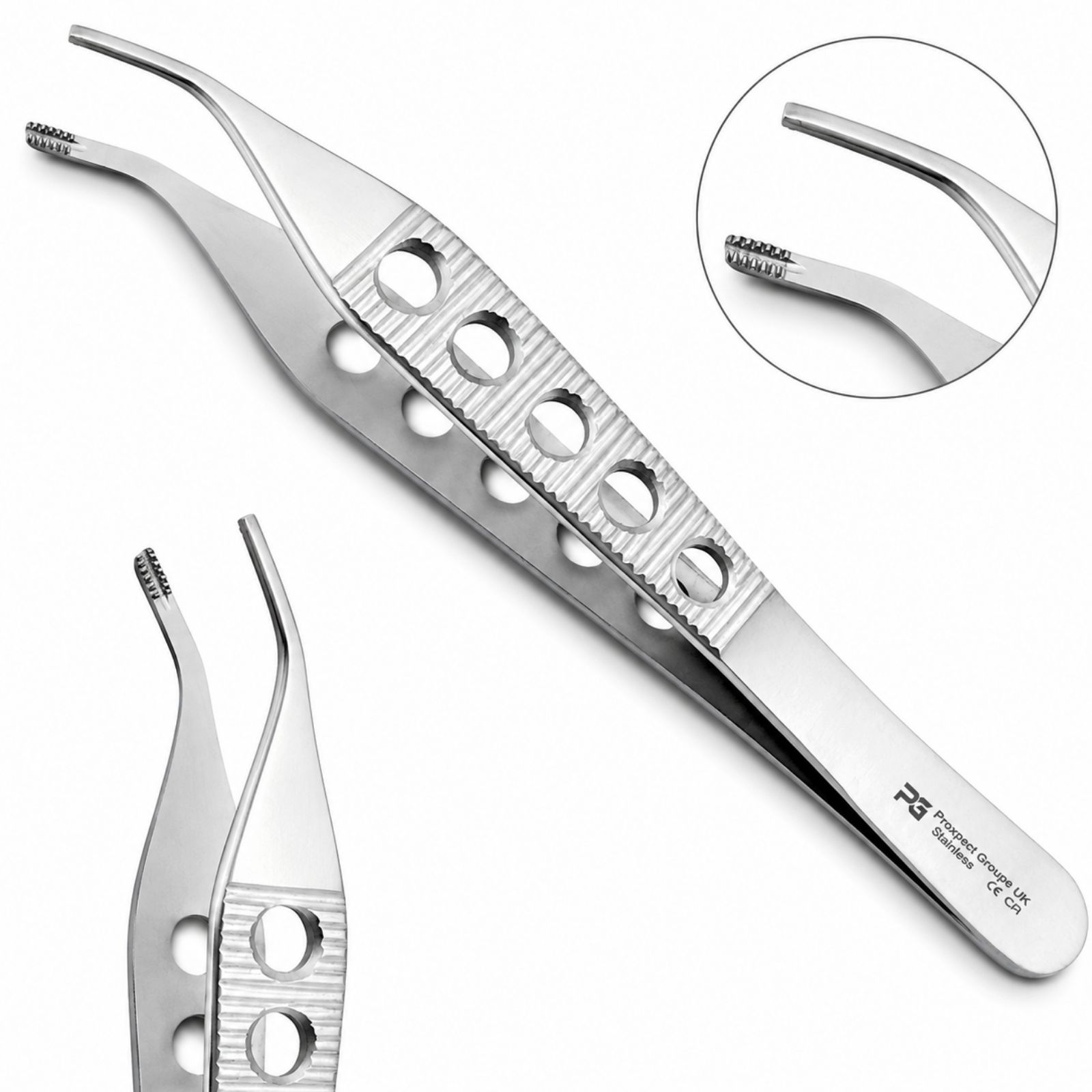 Adson Brown Curved Tweezer 